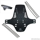 Крыло велосипеда универсальное MTB COMIRON переднее/заднее, брызговик на вилку. 28*26.5см. Black pla Крыло велосипеда универсальное MTB COMIRON переднее/заднее, брызговик на вилку. 28*26.5см. Black pla