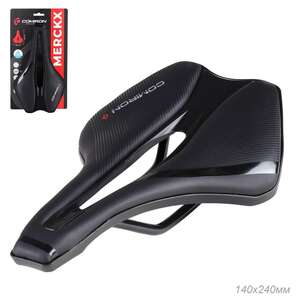 Седло велосипедное MTB хромолевое COMIRON MERCKX CM-01 240X140, Технологии: DW, ED, Верх: PU принтов