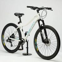27.5" Велосипед TT 266, рама алюминий, 8ск., белый																																																		